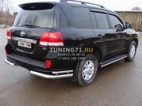 Защита порогов 42,4 мм Toyota Land Cruiser 200